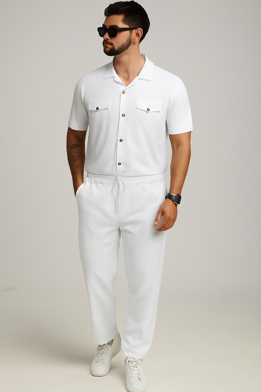 White Safari full Track Suit