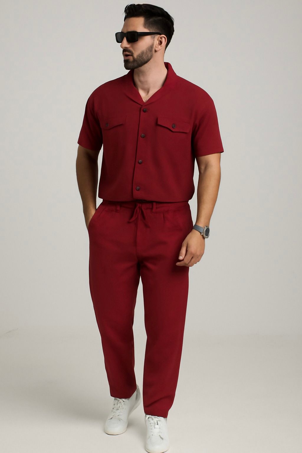 Redish Safari Ful Track Suit