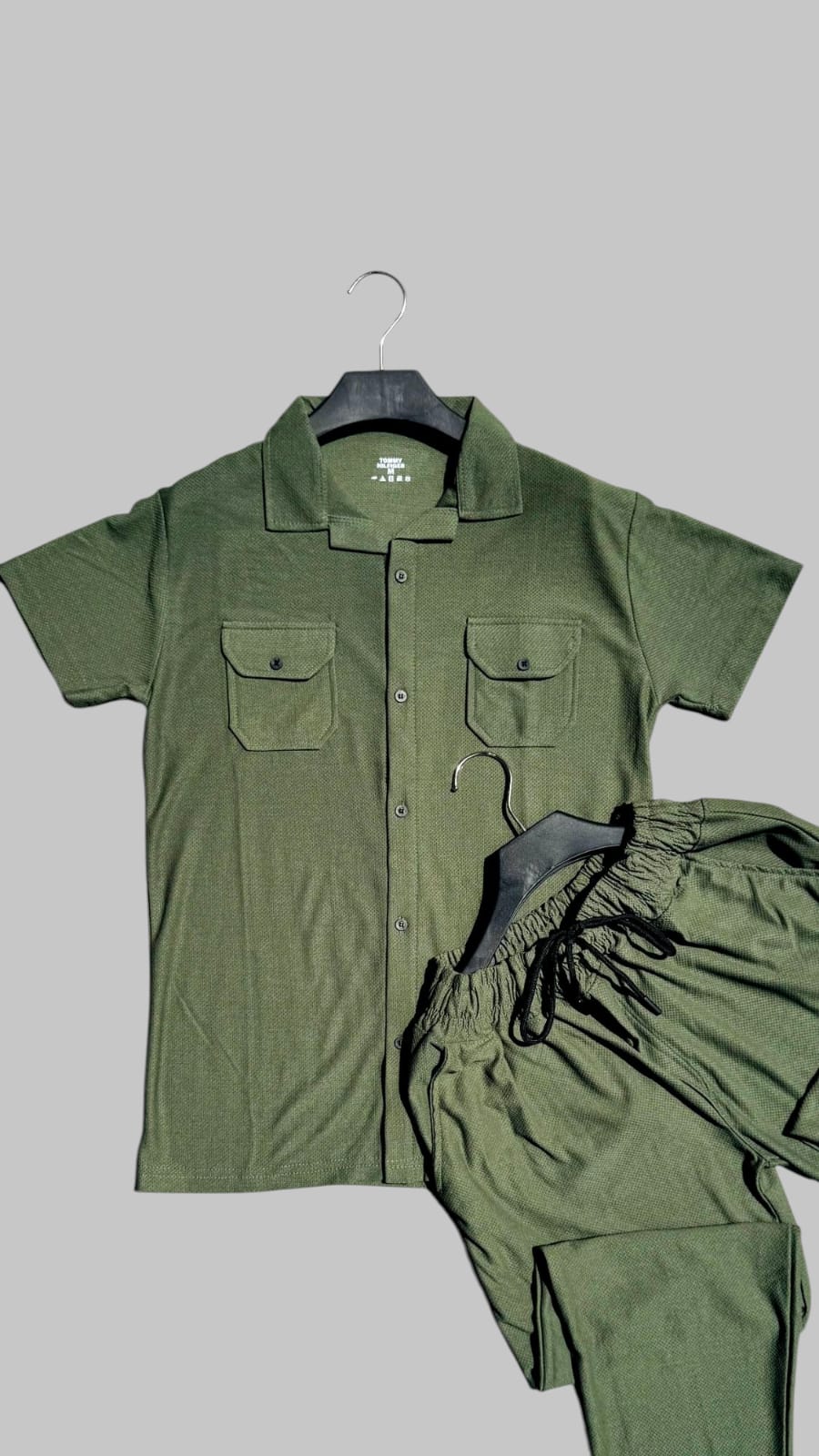 Olive Green Safari Full Track Suit