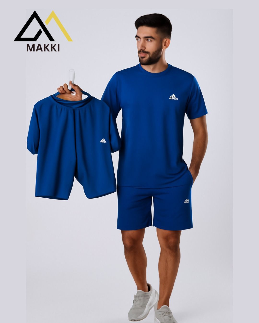 Adidas Blue Comfort Track Suit with shorts