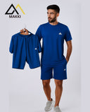 Adidas Blue Comfort Track Suit with shorts