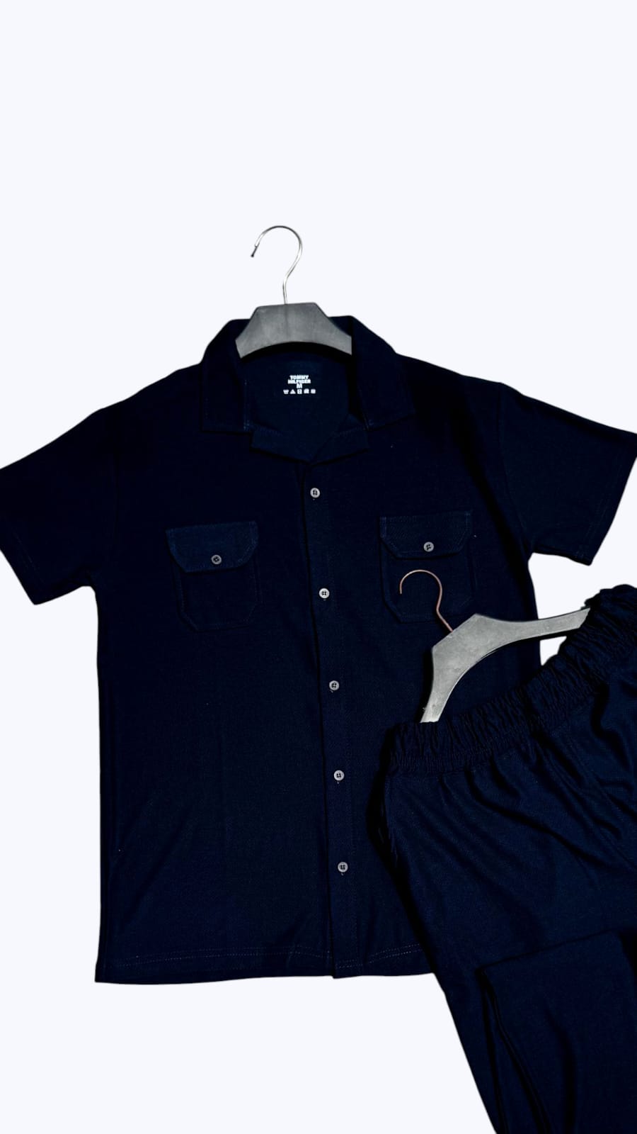 Navy Blue Safari Full Track Suit