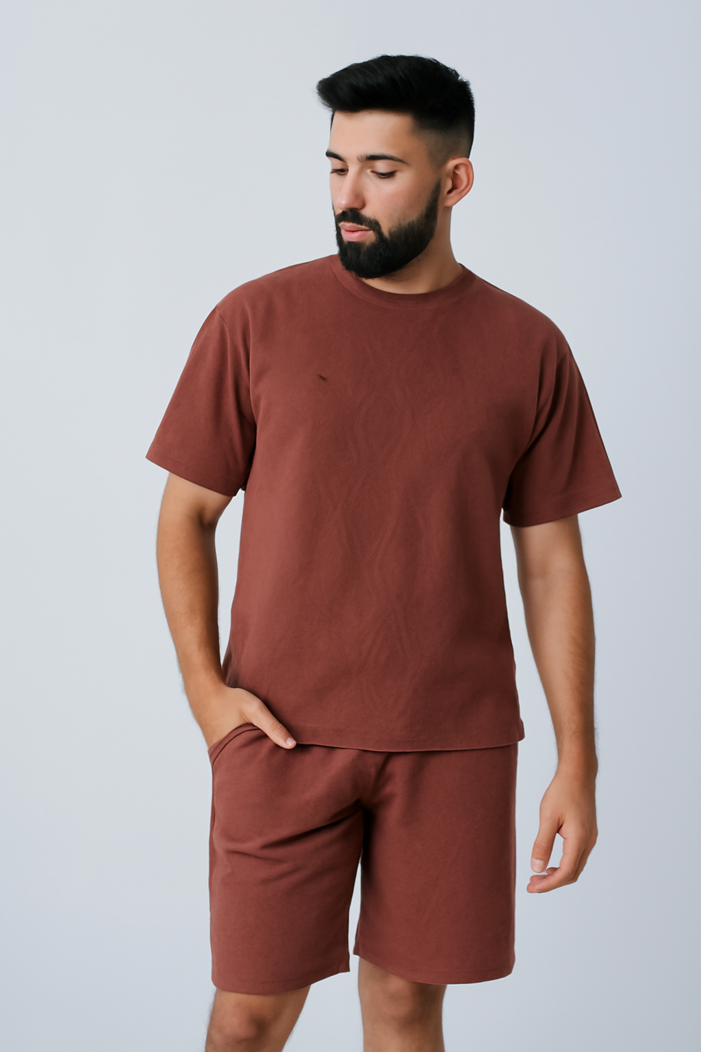 Classic Brown Comfort Track Suit