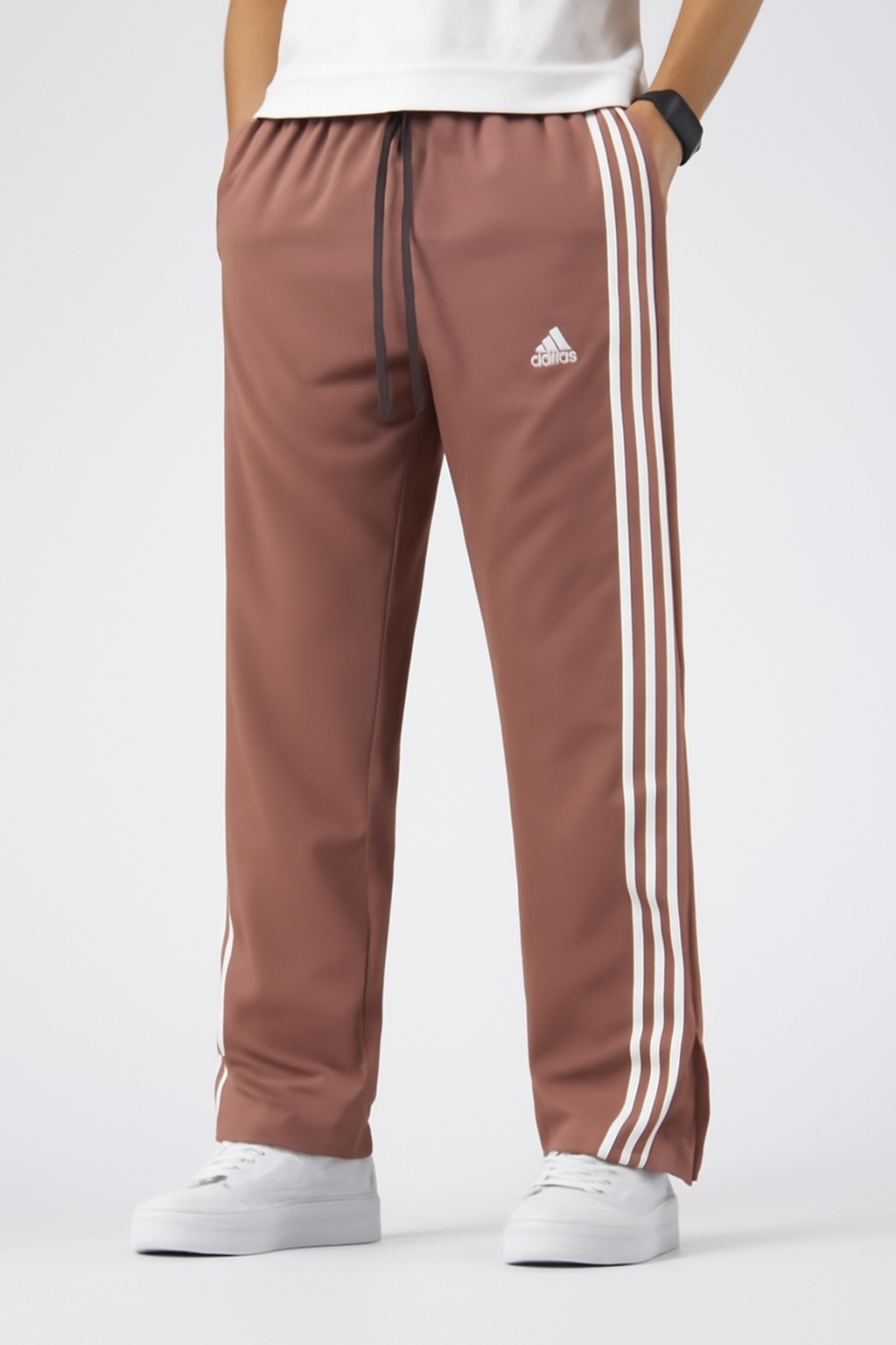 Adidas Baggy Bootcut Stripes Track Trousers