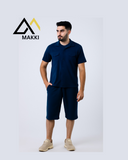 Blue safari codset Track Suit with shorts