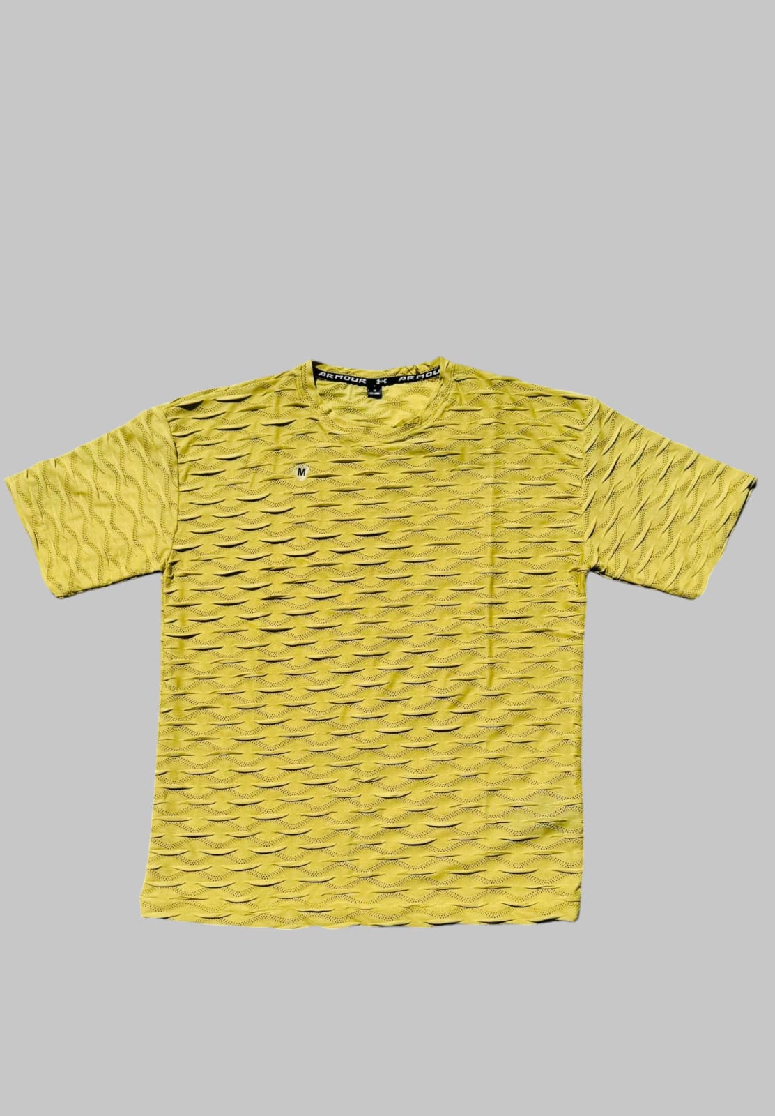 Yellow Texture T- Shirt