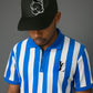 Blue LV Striped Polo Shirt