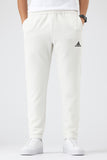 White Waffle Texture Winter Trouser