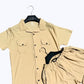 Beige Safari Full Track Suit