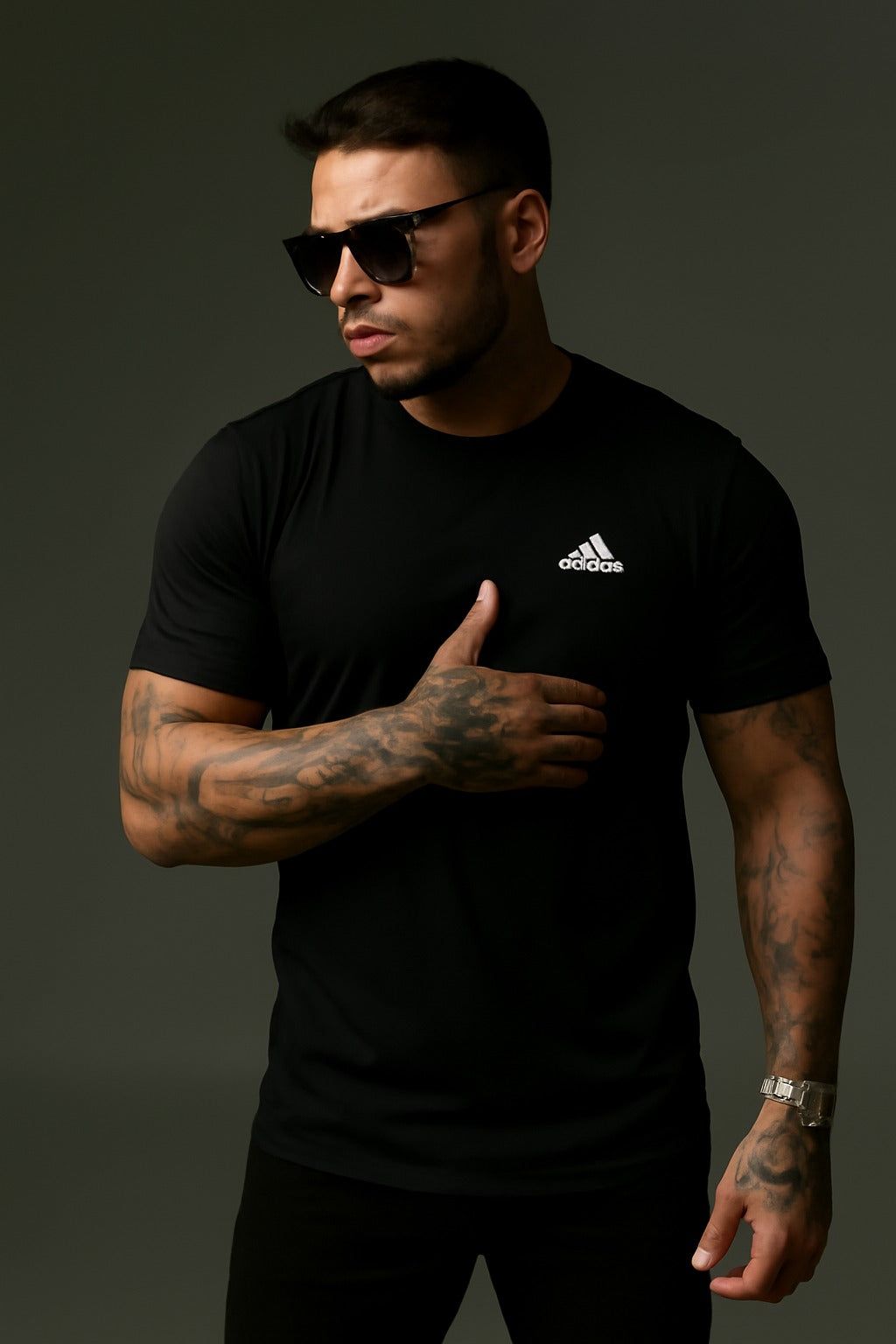 Black Adidas Men's Performance Drifit T-Shirt