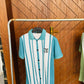 Bold Blue Stripe Polo Shirt