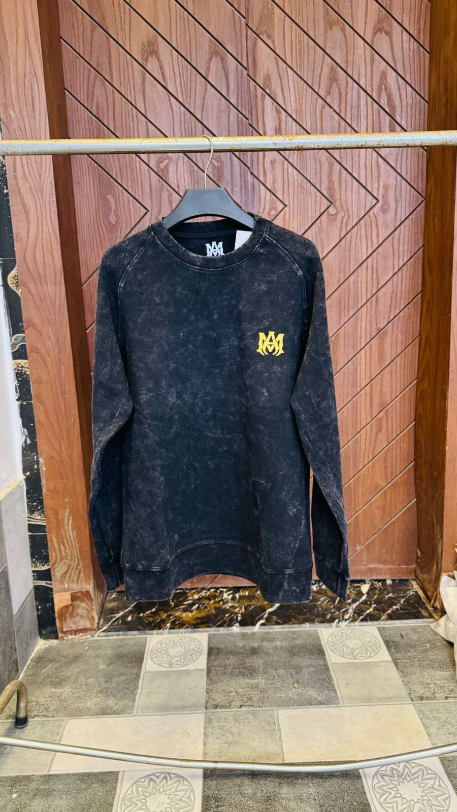 Black Bold AMIRI SweatShirt