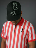 Red LV Striped Polo Shirt