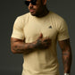 Beige Adidas Men's Performance Drifit T-Shirt