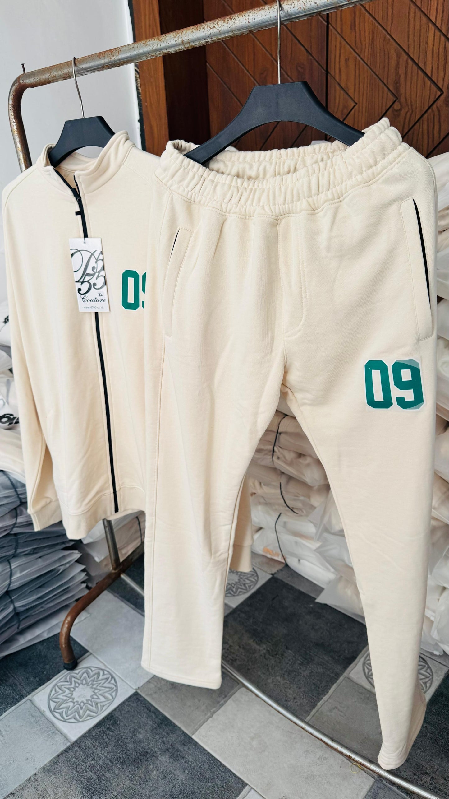 Beige Winter Tracksuit 09