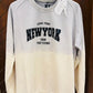 Gray Tie & Dye Bold NewYork SweatShirt