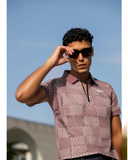 Pink Print Polo Shirt – Modern Burberry