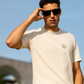 Cream  Pure Cotton T-Shirt
