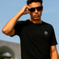 Black Pure Cotton T-Shirt