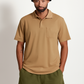 Beige Johnny collar Polo- N