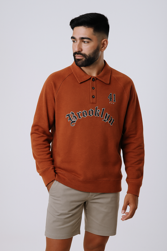 Orange Bold Brooklyn SweatShirt