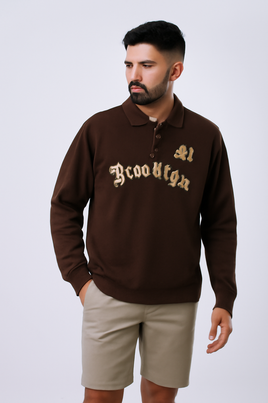 Brown Bold Brooklyn SweatShirt