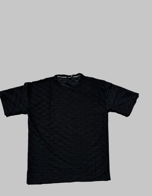 Black Texture T- Shirt