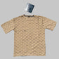 Beige Texture T- Shirt