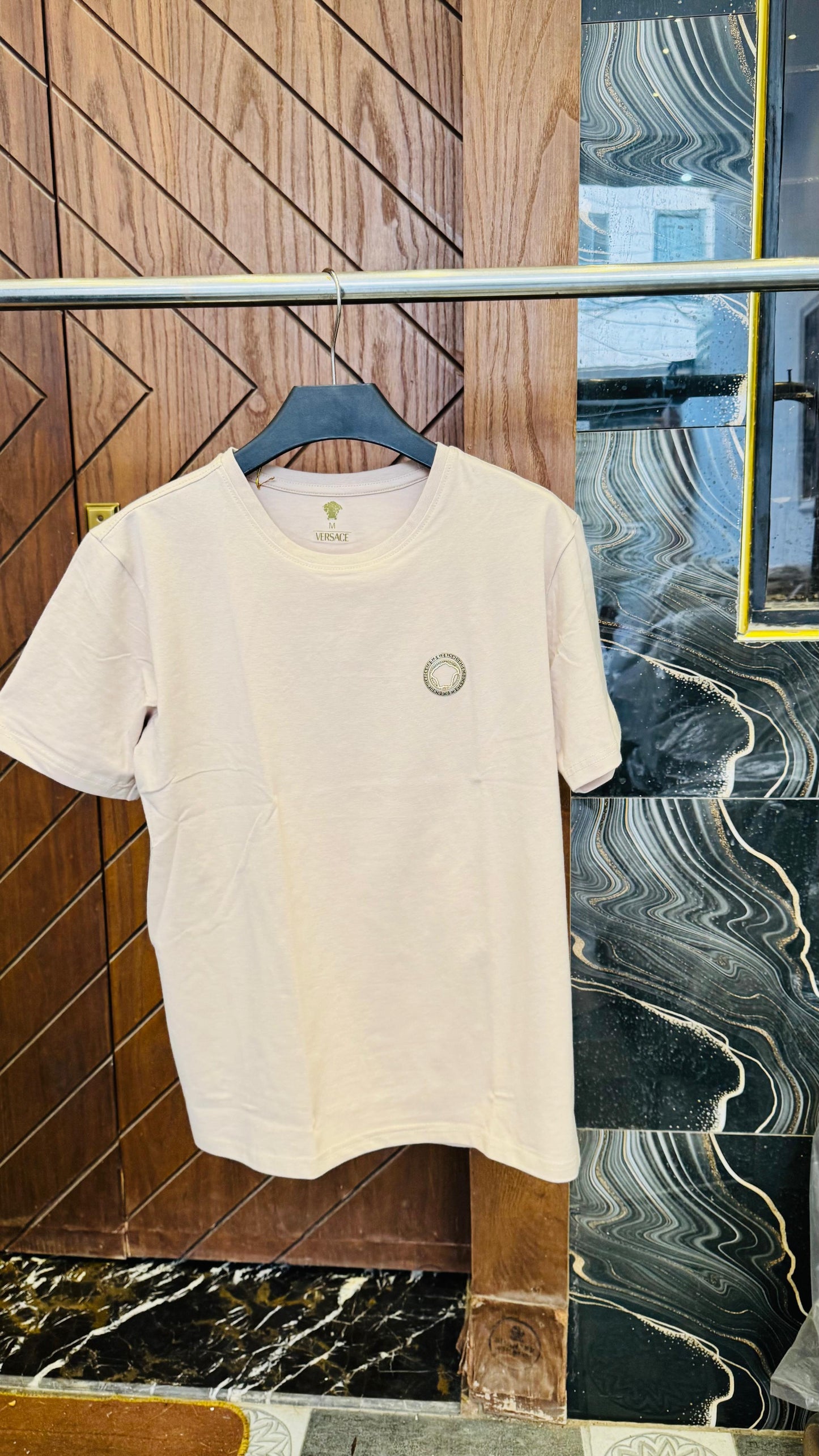 Cream  Pure Cotton T-Shirt