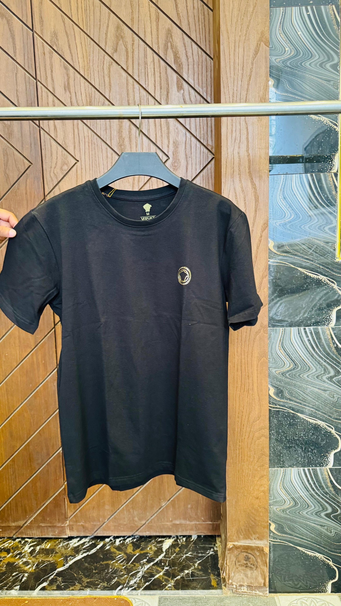 Black Pure Cotton T-Shirt