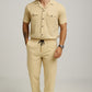 Beige Safari Full Track Suit