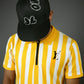 Yellow LV Striped Polo Shirt
