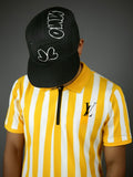 Yellow LV Striped Polo Shirt