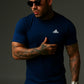Blue Adidas Men's Performance Drifit T-Shirt