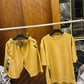 Premium Cotton Interlock Mustard Beige Track Suit with Shorts