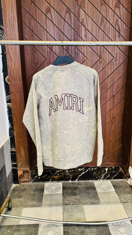 Beige Bold AMIRI SweatShirt
