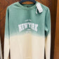 Green Tie & Dye Bold NewYork SweatShirt