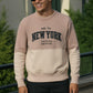 Brown Tie & Dye Bold NewYork SweatShirt