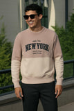 Brown Tie & Dye Bold NewYork SweatShirt