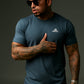 Gray Adidas Men's Performance Drifit T-Shirt