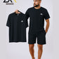 Adidas Black Comfort Track Suit  with shorts