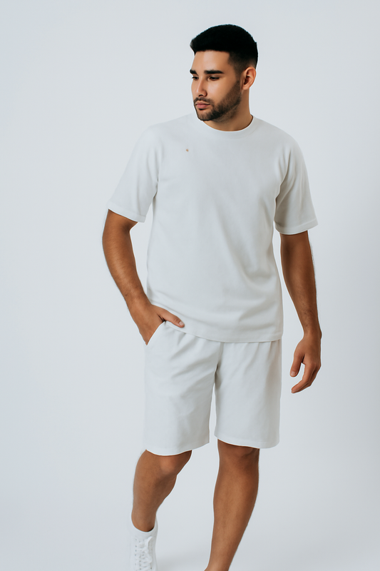 Classic White Comfort Track Suit